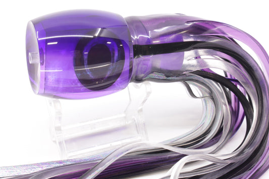 Moyes Lures Purple MOP Purple Back Large Secret 12" 6.5oz Skirted Purple Skipjack