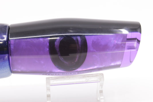 Moyes Lures Purple MOP Black Back Dark-N-Stormy 14" 10.3oz Fire Tailz Skipjack