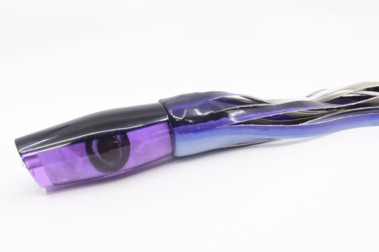 Moyes Lures Purple MOP Black Back Dark-N-Stormy 14" 10.3oz Fire Tailz Skipjack