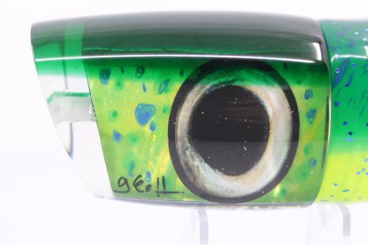 Marlin Magic Mahi Mahi MOP Green Back Large Ruckus 14" 13oz Skirted Mahi