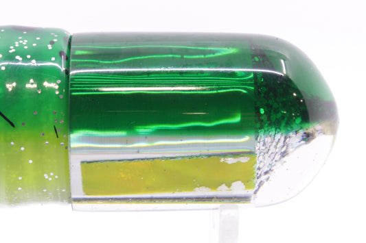 Marlin Magic Lures Paua Shell Green Back Jumbo AP Bullet 9" 6oz Skirted