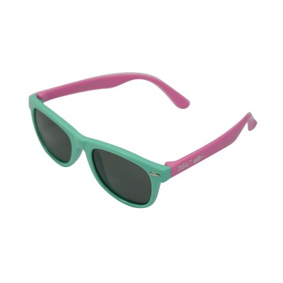 INSALT KAP-B Angler Pro Kidz Aqua Pink (C1) Polarized Recycled Sunglasses - Black