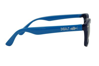 INSALT KAP-B Angler Pro Kidz Polarized Recycled Sunglasses - Blue – Performance fishing apparel designed for sun protection, comfort, and offshore durability.