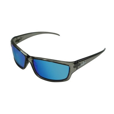 INSALT MIMB-BL Angler Pro Mission Matte Black Polarized Recycled Sunglasses - Blue