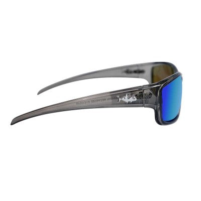 INSALT MIMB-BL Angler Pro Mission Matte Black Polarized Recycled Sunglasses - Blue