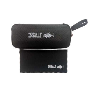 INSALT MIMB-GR Angler Pro Mission Matte Black Polarized Recycled Sunglasses - Green