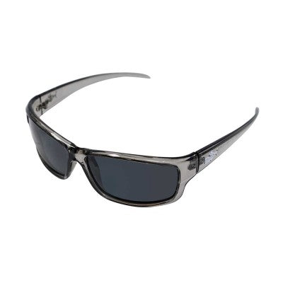 INSALT MITG-B Angler Pro Mission Transparent Grey Polarized Recycled Sunglasses - Black