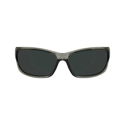 INSALT MITG-B Angler Pro Mission Transparent Grey Polarized Recycled Sunglasses - Black