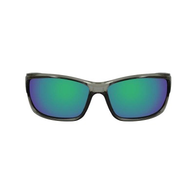 INSALT MITG-GR Angler Pro Mission Transparent Grey Polarized Recycled Sunglasses - Green