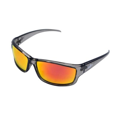 INSALT MITG-O Angler Pro Mission Transparent Grey Polarized Recycled Sunglasses - Orange
