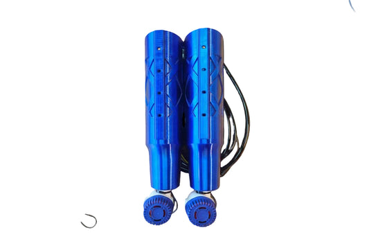 Offshore tuna tubes designed to keep live bait fresh and ready for big game fishing.