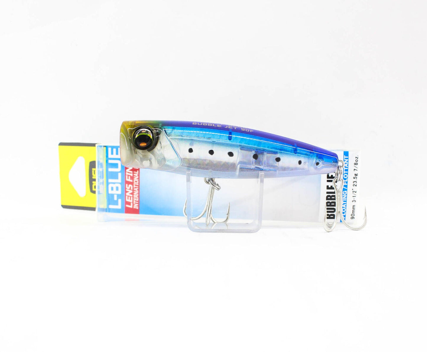 Duel L-Blue Bubble Jet Floating Popper 90mm