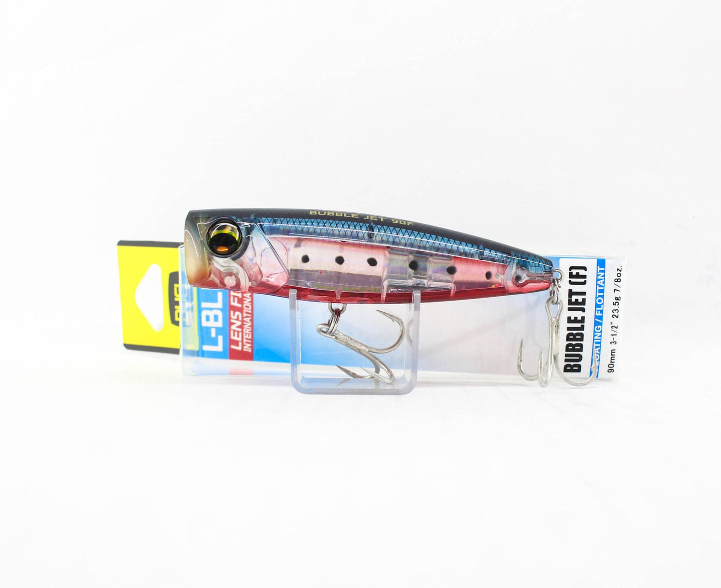 Duel L-Blue Bubble Jet Floating Popper 90mm