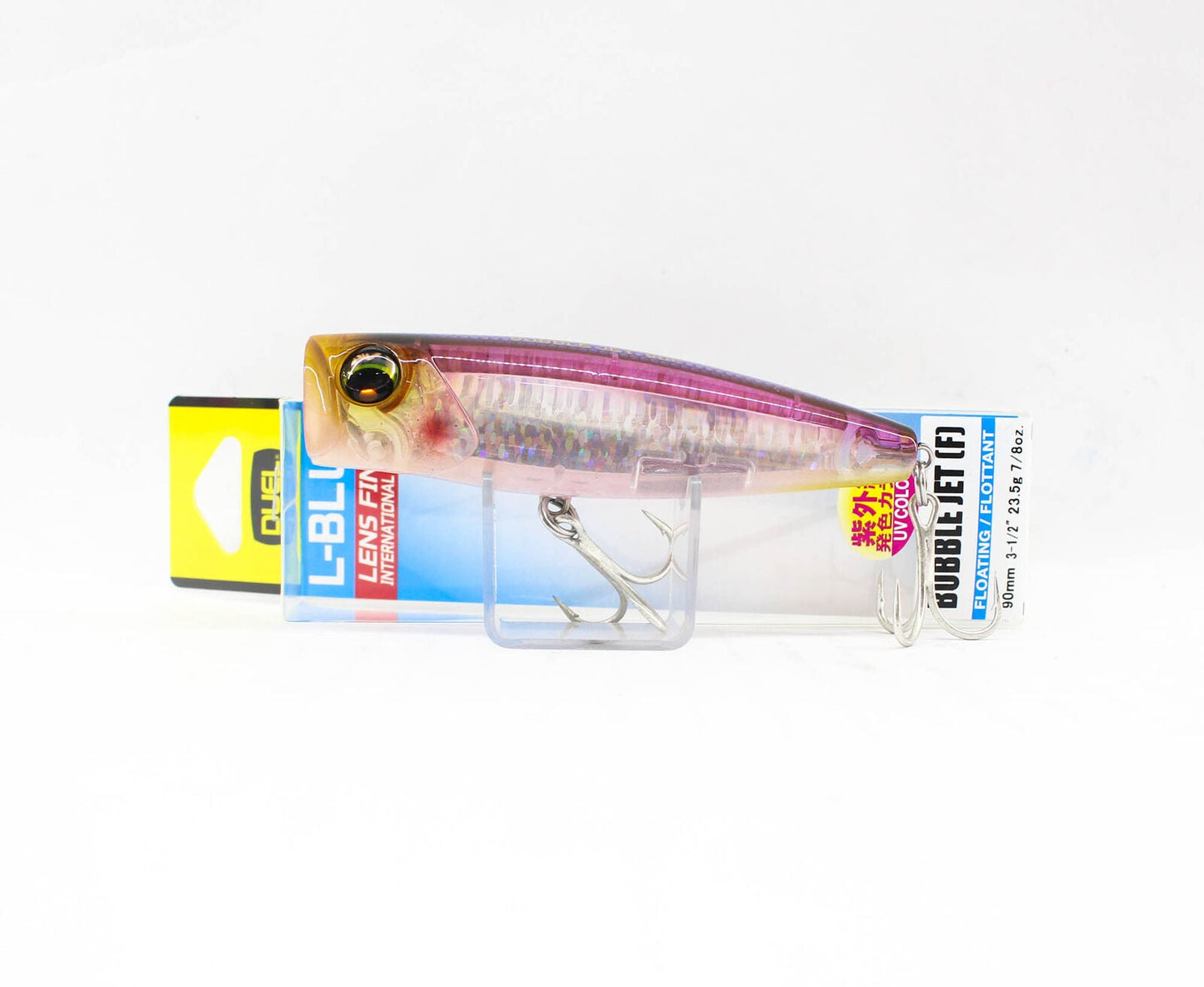 Duel L-Blue Bubble Jet Floating Popper 90mm