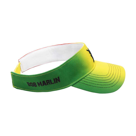 Bob Marlin Visor Rasta Flag