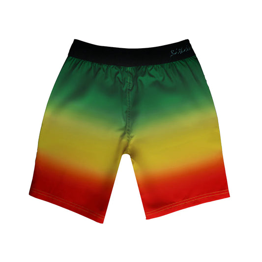Bob Marlin Board Shorts Rasta Flag - Youth