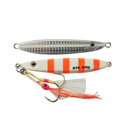 Sts Hanla Noise Jigs - Metal Jig - ORANGE ZEBRA, 60G