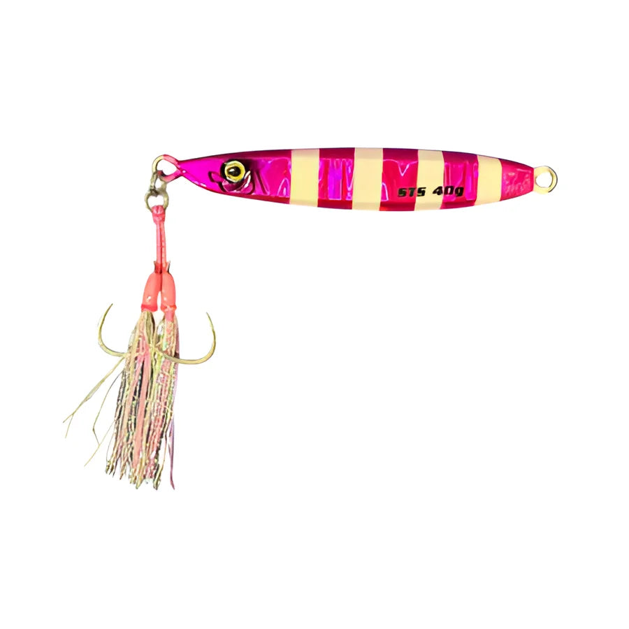STS HANLA JIG 40G PINK ZEBRA