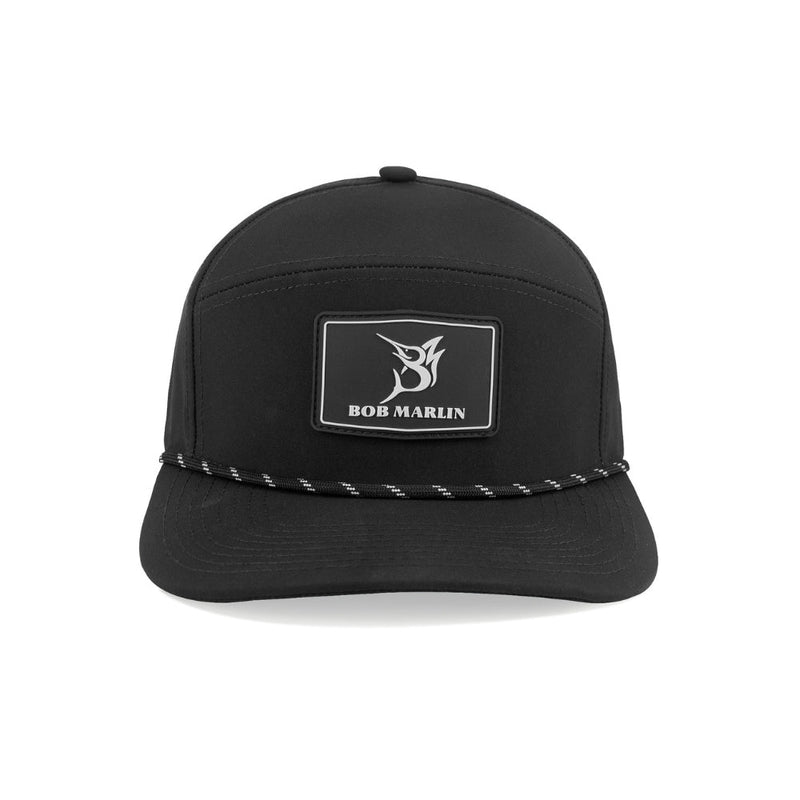 Bob Marlin Performance Snapback Hat Black
