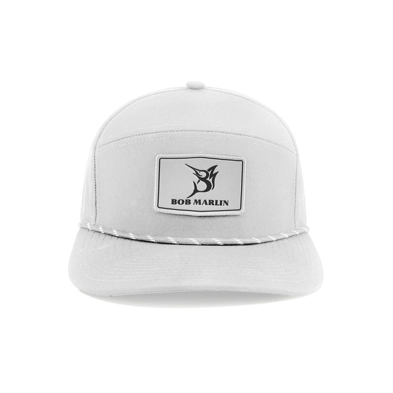 Bob Marlin Performance Snapback Hat White