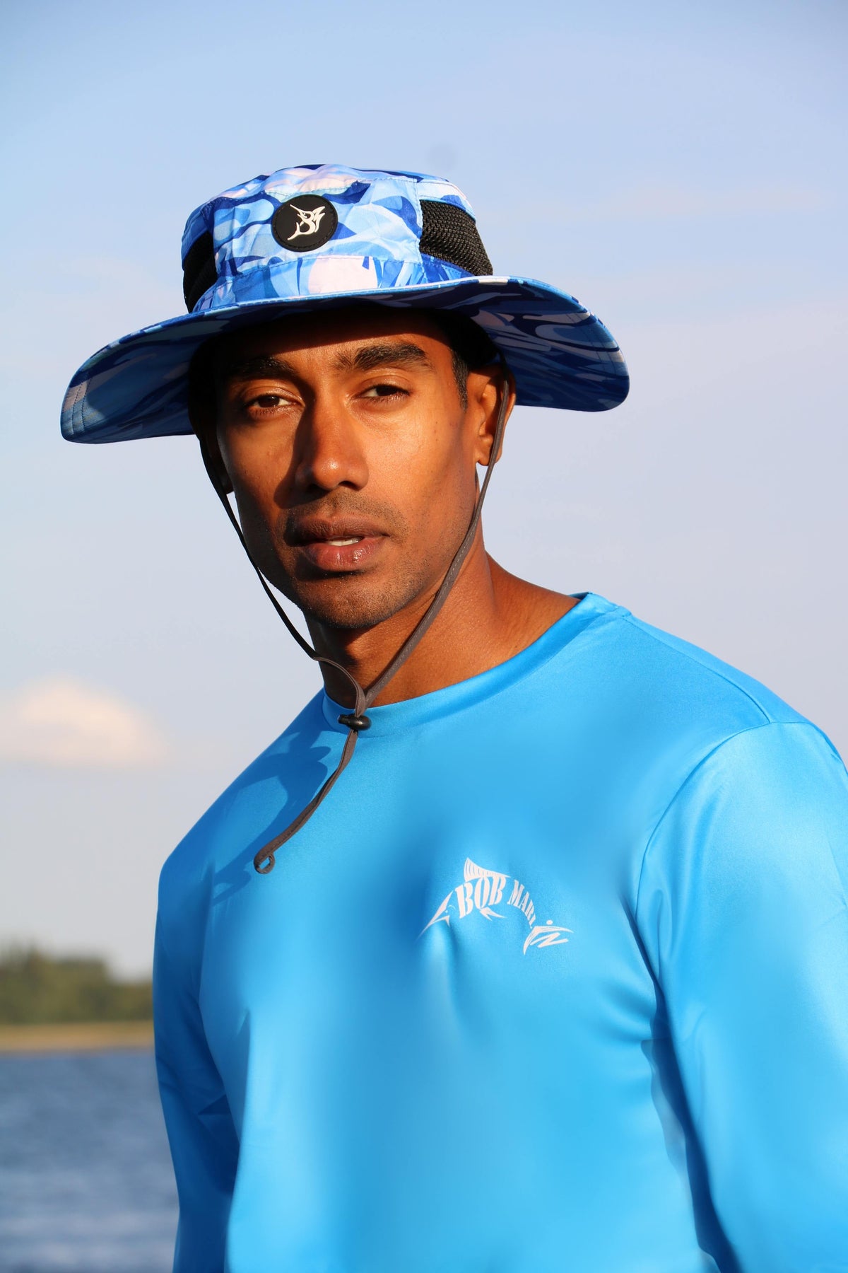 Bob Marlin Bucket Hat Blue Storm (view 1 of 3)
