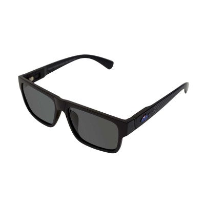 BobMarlinGear INSALT Angler Pro Ezi View Polarized Recycled Sunglasses - Matte Black, Black