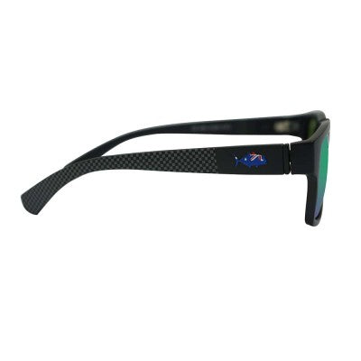 INSALT APEZMB-GR Angler Pro Ezi View Matte Black Polarized Recycled Sunglasses - Green
