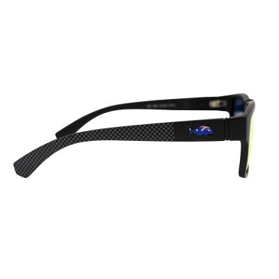 INSALT APEZMB-O Angler Pro Ezi View Matte Black Polarized Recycled Sunglasses - Orange