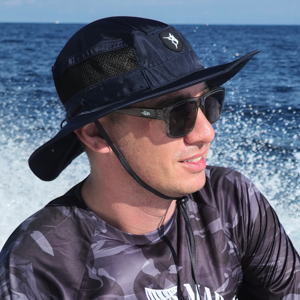 Bob Marlin Bucket Hat Navy