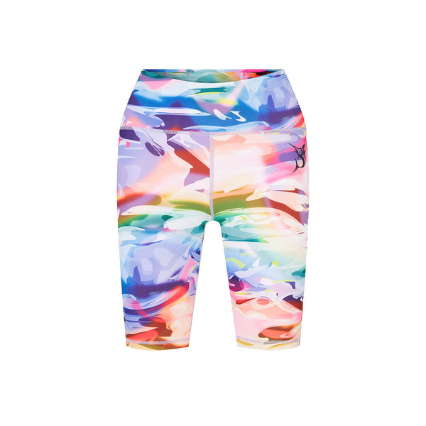 Bob Marlin Women's Recycled Short Leggings Prism Storm – Performance fishing apparel designed for sun protection, comfort, and offshore durability.
