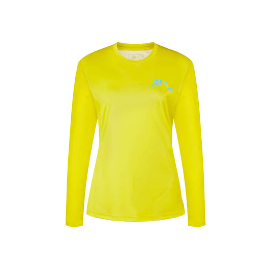 قميص الأداء النسائي Ocean Marlin Yellow