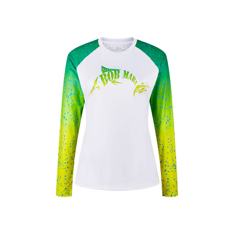 Bob Marlin Women's Performance Shirt Bob Mahi White - XS