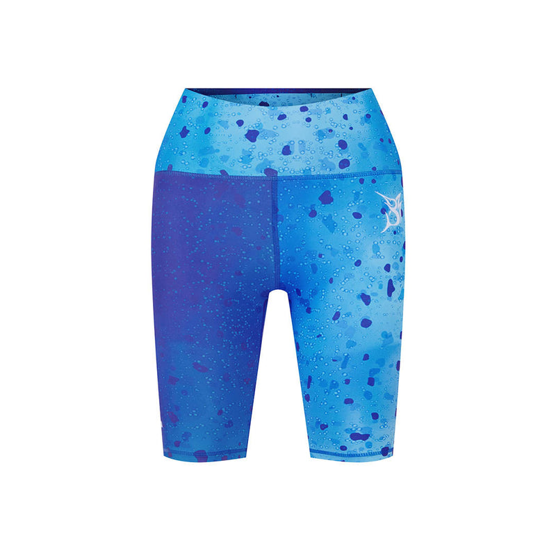 Bob Marlin Women's Recycled Short Leggings Pink Storm – Performance fishing apparel designed for sun protection, comfort, and offshore durability.
