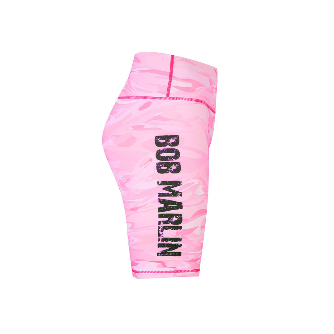 Bob Marlin Women's Recycled Short Leggings Pink Storm (view 3 of 3)