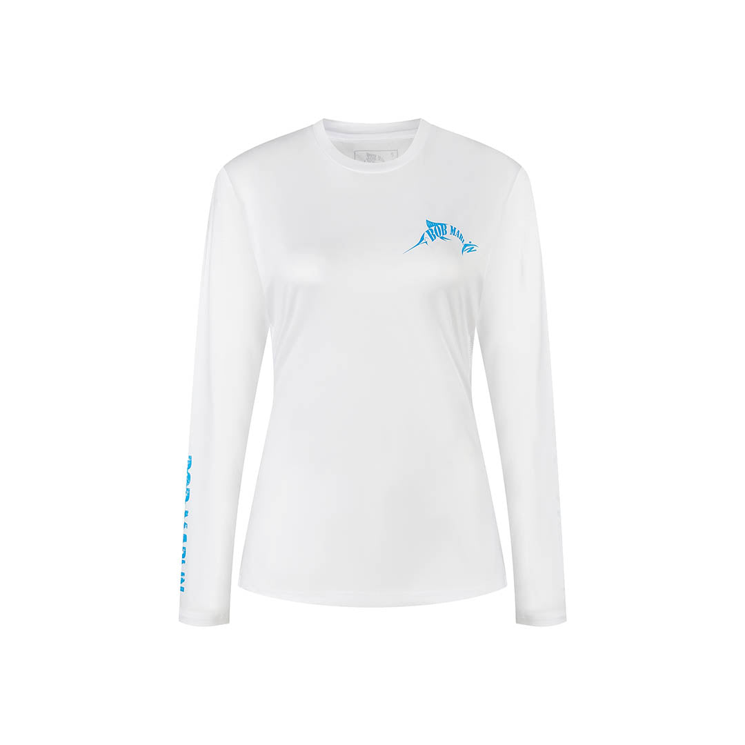 Bob Marlin Women's Performance Shirt Sail Rebel White (view 2 of 3)