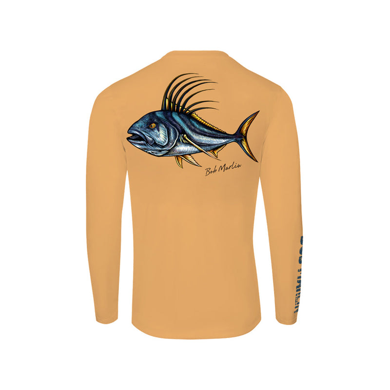 Bob Marlin Performance Shirt Natty Rooster Melon - Youth