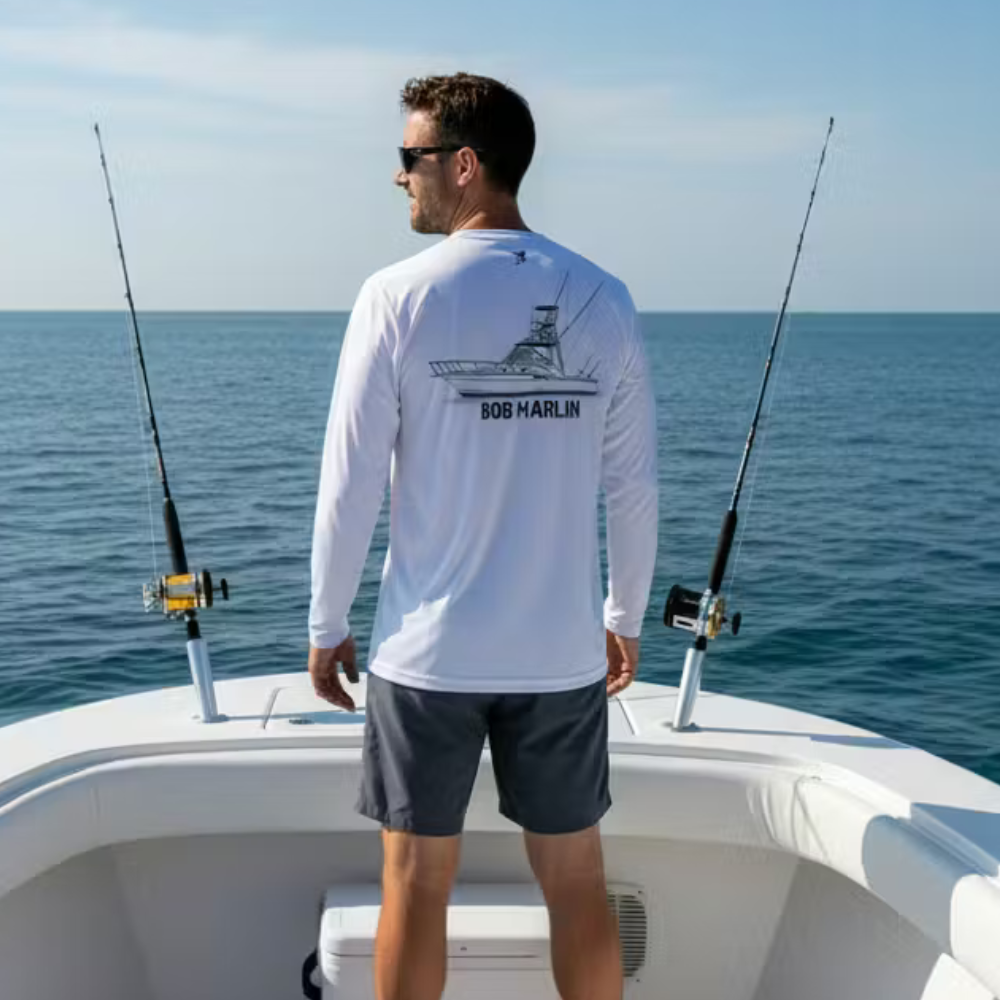 Bob Marlin Performance Shirt Bob Marlin CR White