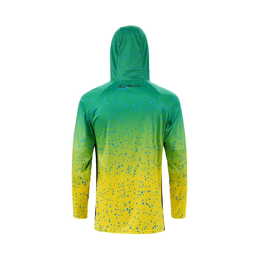 Bob Marlin Performance Hoody With Built-in Face Mask Bob Mahi (view 3 of 3)