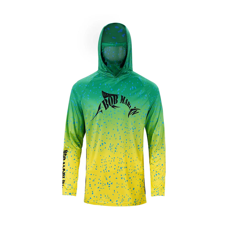 Bob Marlin Performance Hoody With Built-in Face Mask Bob Mahi (view 1 of 3)
