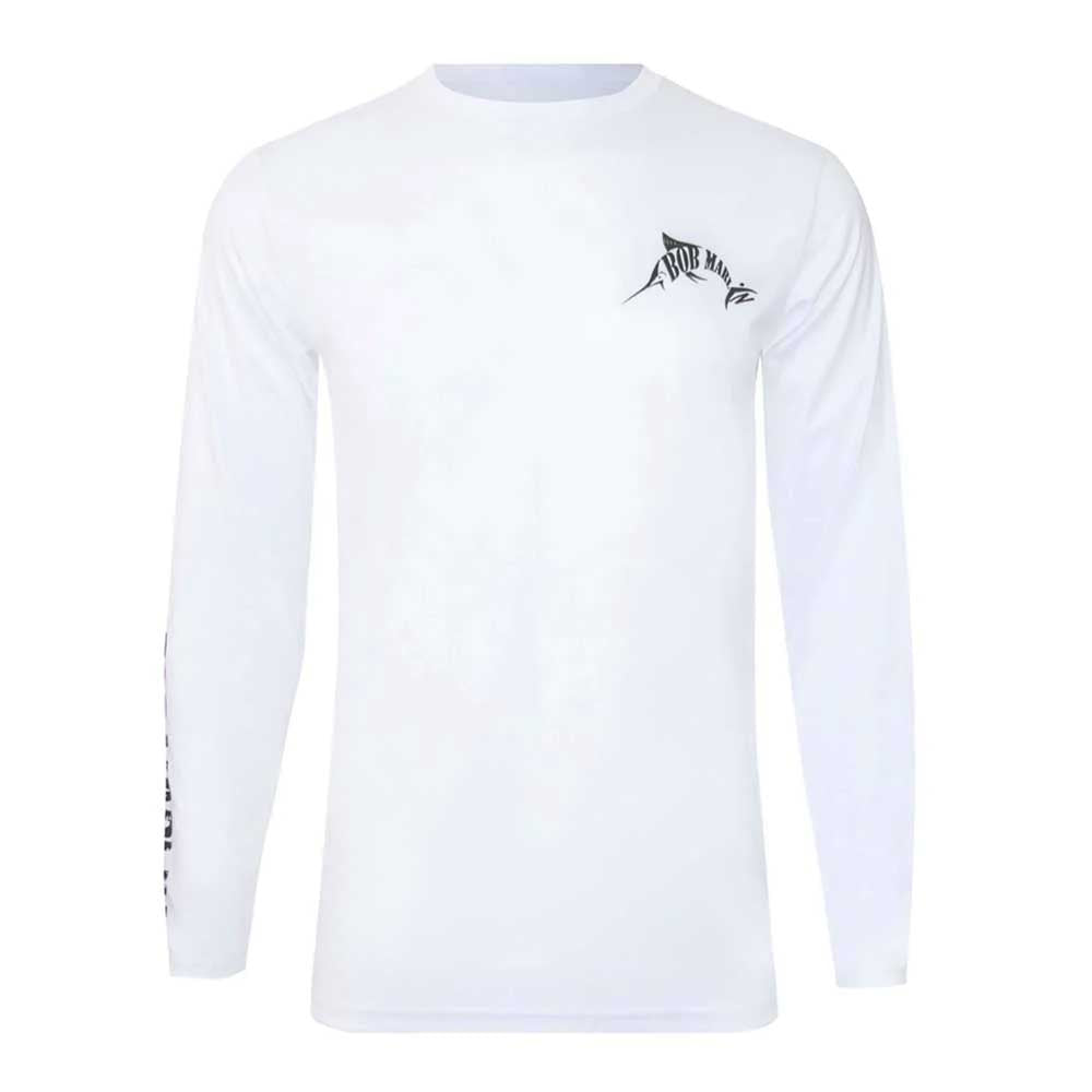 Bob Marlin Performance Shirt Rasta Tuna White (view 3 of 3)