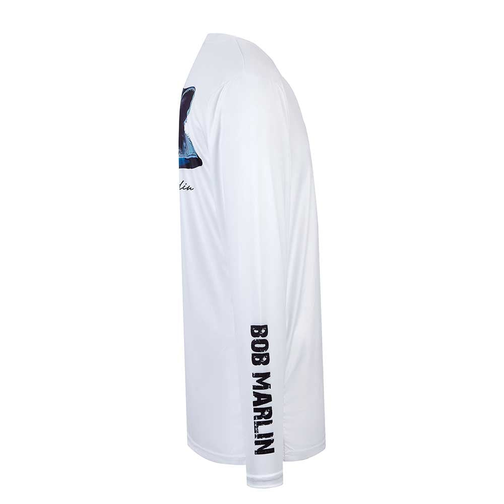 Bob Marlin Performance Shirt Natty King White - XXL
