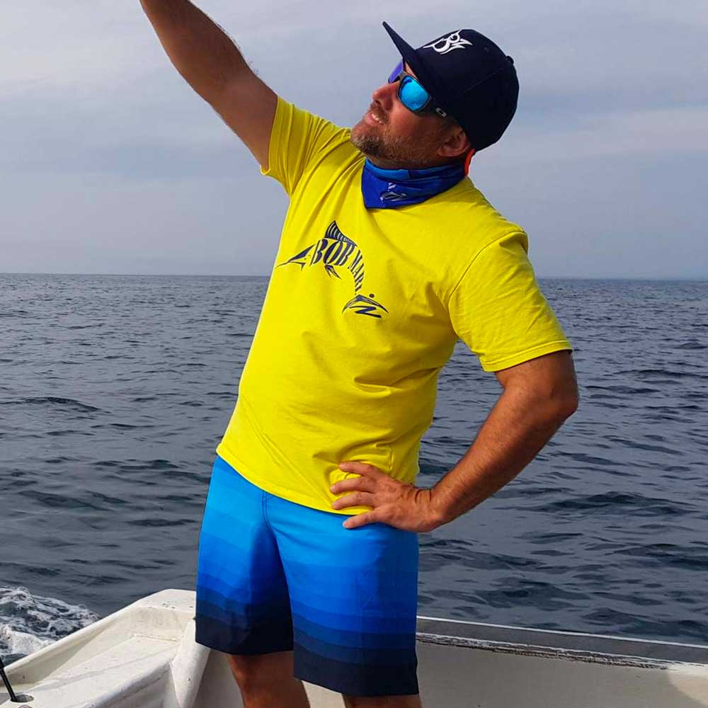 Bob Marlin T-Shirt BM Yellow - T-Shirts (view 2 of 3)