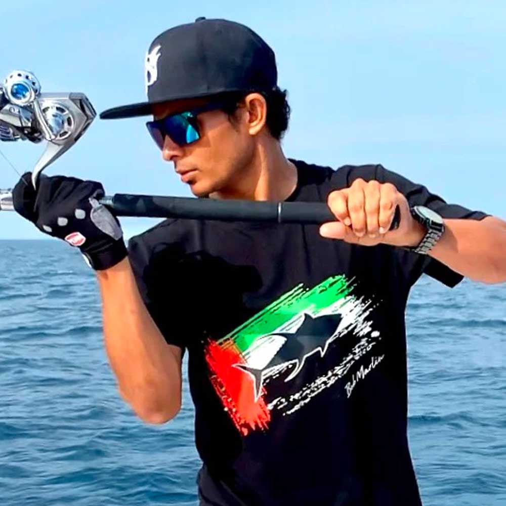 تي شيرت الإمارات العربية المتحدة تونة أسود