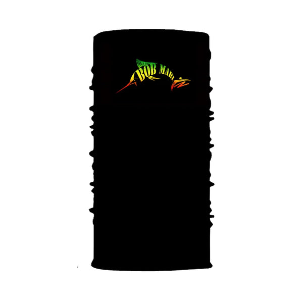Bob Marlin Face Shield Black Rasta – Performance fishing apparel designed for sun protection, comfort, and offshore durability.