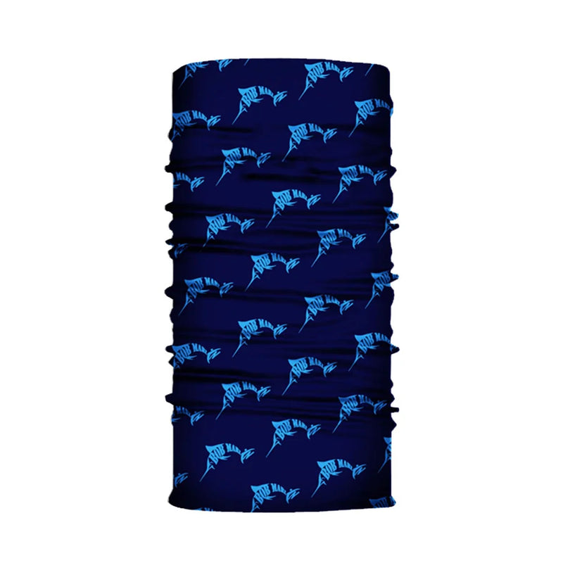 Bob Marlin Face Shield Blue Logo - One Size