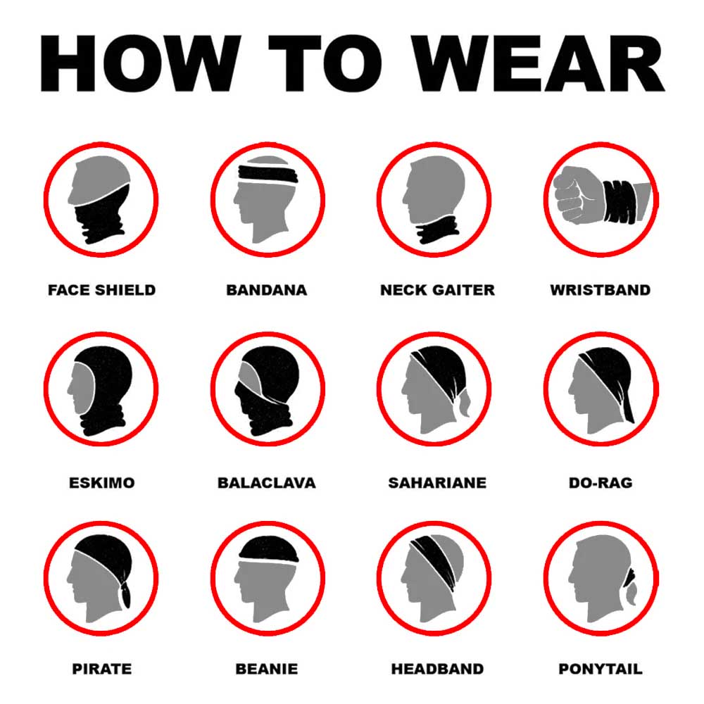 درع الوجه الغترة السوداء