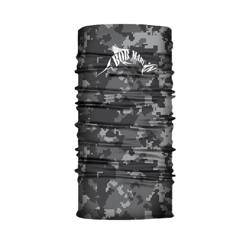 Bob Marlin Face Shield Digital Grey Camo - One Size