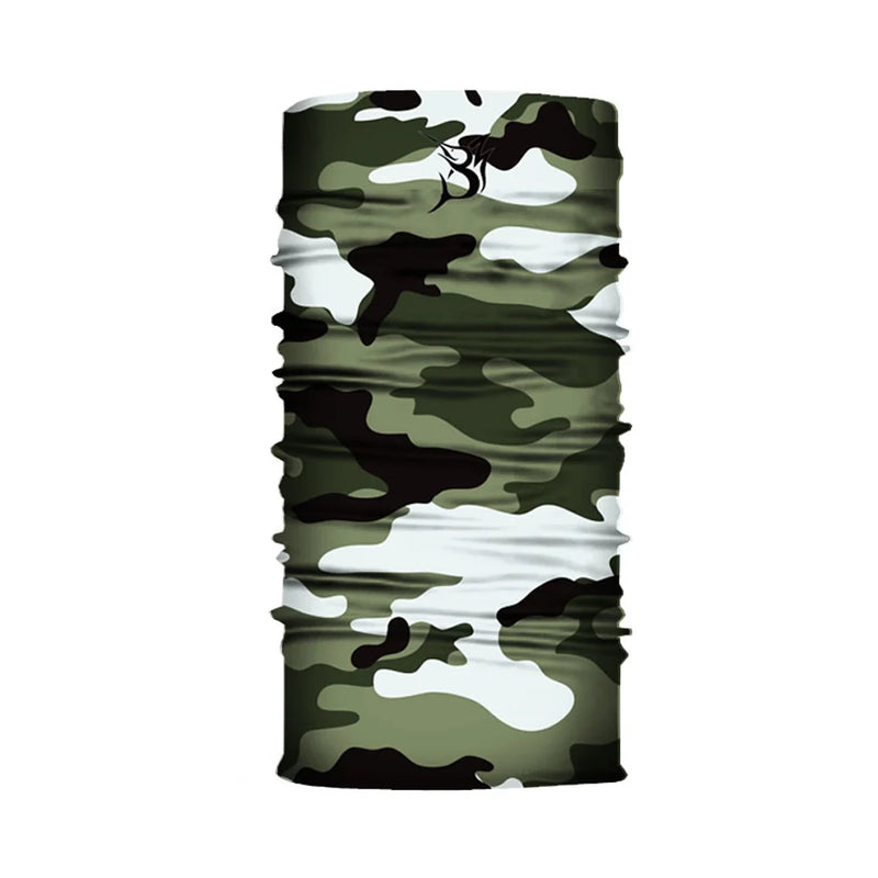 Bob Marlin Face Shield Bob Camo Green - One Size