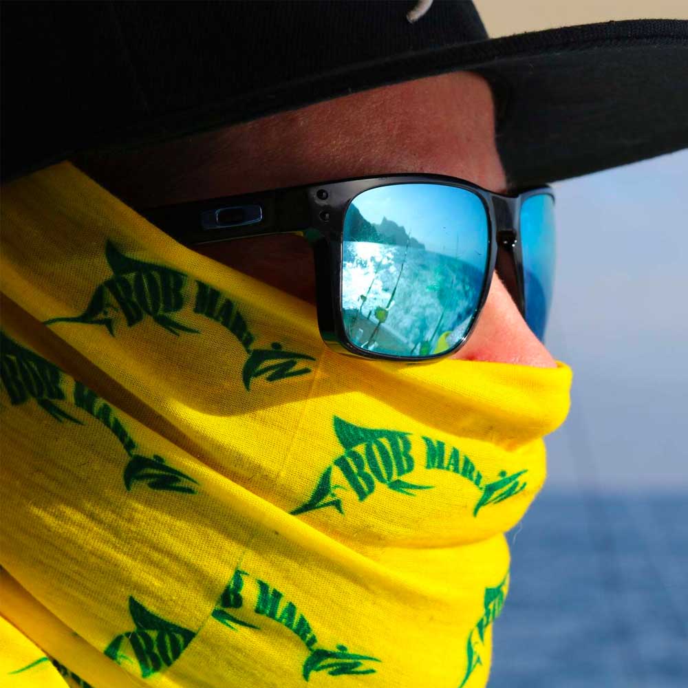 Bob Marlin Face Shield Yellow Logo (view 1 of 3)