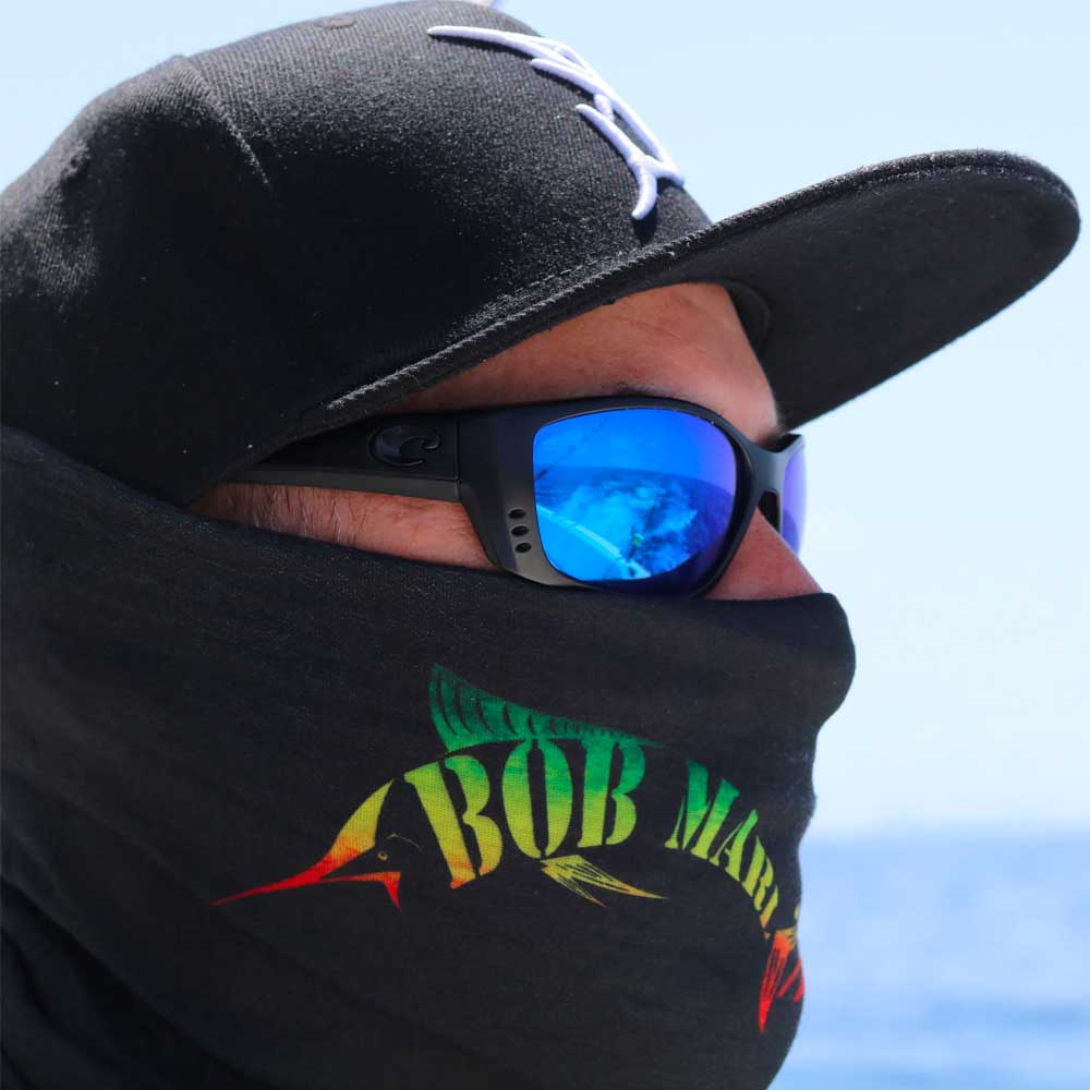 Bob Marlin Face Shield Black Rasta (view 1 of 3)